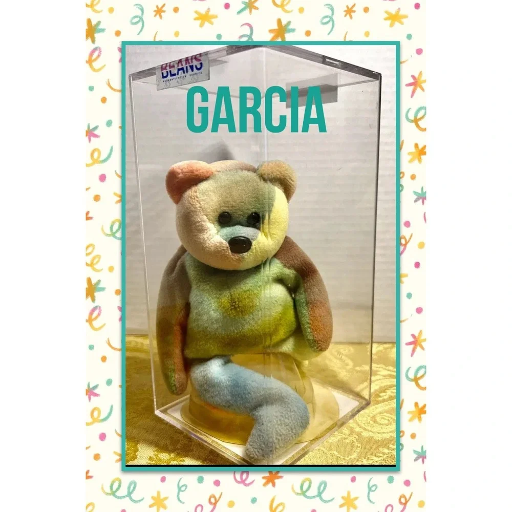 Nice AUTHENTICATED GARCIA BEAR BEANIE BABY‎
